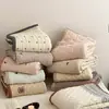 Exportado para a Coreia, Colcha de Piquet Classe A para Mães e Bebês com Dez Camadas de Gaze de Algodão Puro, Jacquard Tingido no Fio e Núcleo de Fibra de Soja