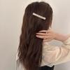 2024 Nuevo Pinza de Pato Brillante de Satén Pinza Pequeña Estilo Chanel para el Cabello Pinza para el Fleco Resorte Dulce Versátil Pinza Lateral