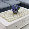 Mantel individual de PVC dorado de 60 x 100 cm
