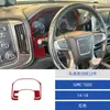 Adequado para 14-18 Gmc 1500 Modificação de Interior de Carro Fibra de Carbono Decoração de Painel de Velocímetro Adesivos