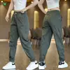 Calças Baratas para Trabalho Roupa de Trabalho Roupa de Trabalho Masculina Casual Seda de Gelo Fina Secagem Rápida Calças Esportivas para Pernas para o Verão
