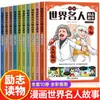 Histórias motivacionais de figuras famosas do mundo dos quadrinhos, uma leitura obrigatória para alunos do ensino fundamental de 7 a 12 anos, apresentando biografias clássicas de personagens inspiradores