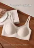 Sujetador de encaje de lujo ligero para otoño e invierno, soporte suave para mujer, ropa interior sin costuras, cómodo, soporte lateral para el pecho, anti-caída, estilo delgado