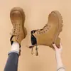 2026 Otoño/Invierno Nuevos Zapatos Casuales de Moda de Comercio Exterior para Mujer Zapatos para Mujer de Suela Gruesa Adelgazantes Botas para Aumentar la Altura Transfronterizo