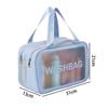 Bolsa de Aseo Impermeable de Gran Capacidad Estilo Ins Bolso de Mano Salida Baño Viaje Cosméticos Bolso de Mano Cosméticos Cosméticos Bolsa