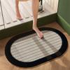 Alfombra Absorbente de Barro Diatómico Acolchada Felpudo para Puerta de Baño Alfombra para Ducha de Baño Felpudo Antideslizante Felpudo para Puerta de Inodoro Alfombra