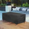Capa de Mesa para Exterior Venda Quente Transfronteiriça Impermeável à Prova de Poeira à Prova de Vento Universal para Proteção de Móveis de Mesa de Pátio Jardim Externo