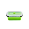 Venta Directa de Fábrica Fiambrera de Silicona Plegable Grado Alimenticio Microondas Fiambrera Caja de Almacenamiento Fiambrera Crujiente