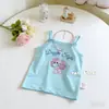 Ropa Infantil Coreana 2026 Verano Nuevo Estilo Coreano Niñas Pequeñas y Bebés Color Caramelo Dibujos Animados Linda Dulce Tirantes