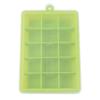 Suministros del Fabricante Creativo Bandeja de Hielo de Silicona de 15 Celdas Molde de Cubitos de Hielo de Verano con Tapa Caja de Hielo Cuadrada para Frutas DIY