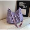 Bolso ligero de gran capacidad estilo coreano para mujer, 2024 verano, nueva moda, bolso tote de nailon, casual, de hombro, cruzado