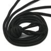 Cordones Gruesos Redondos para Montañismo Exterior de 5 mm, Negro y Blanco, Cordón Grueso de Poliéster Redondo para Cintura, Cordón Redondo para Sombrero, Cordón Redondo para Pantalones