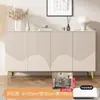 Aparador de pizarra estilo italiano, mueble de almacenamiento moderno minimalista para sala de estar, armario de cocina de lujo ligero, mueble de almacenamiento de té y vino montado en la pared