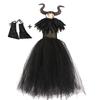 Vestido de Halloween de la Reina Durmiente para Niños Disfraz de Cosplay de Festival Ventas Directas de Fábrica Stock Listo