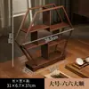Mesa de Té de Madera Maciza Estante de Almacenamiento Sala de Té China Escritorio Estante Bogu Tetera Pequeña Juego de Té Taza de Té Almacenamiento Exhibición Adornos
