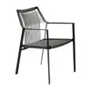 Mesa y Sillas de Ratán Nórdicas para Exteriores Sala de Estar Terraza Mesa de Comedor Sillón Individual para Exteriores Patio de Villa Mesa Larga