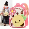 Mochilas Escolares Transfronterizas para Niños y Niñas, Linda Mochila de Bebé Nueva de Dibujos Animados de Abeja, Pequeña Mochila Infantil de Moda