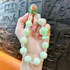 Cadena de Teléfono Luminosa Transfronteriza para Niña con Cuentas Llavero Colgante para Bolso Llavero de Coche Accesorios para Funda de Teléfono Venta al por Mayor