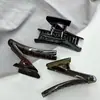 Presilha de Cabelo Grande em Forma de Z Estilo Nicho Feminina 2025 Nova Presilha de Tubarão Presilha de Cabelo Presilha para Parte de Trás da Cabeça Acessórios de Cabelo Mola