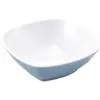 Vajilla de Melamina Cuadrada Imitación Porcelana Dos Tonos Pequeño Restaurante de Hot Pot Autoservicio Tazón para Condimentos Comida Rápida Tazón para Arroz Tazón para Postres Comercial