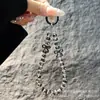 Linda Cadena para Teléfono de Metal con Lazo y Cadena de Cristal con Cuentas, Cadena Corta de Mano, Colgante, Correa para Teléfono para Mujer