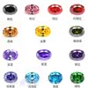 5A Atacado de Fábrica Zircônia Branca Colorida em Forma de Ovo Pedras Soltas Diamantes Cz Coloridos Sintéticos Ovais com Fundo Pontiagudo