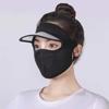 Verão Esportes ao Ar Livre Proteção Solar Máscara Respirável Aba de Chapéu Personalizada Proteção Solar Proteção UV Máscara Facial Completa Logo Estampado
