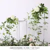 Clematis de Simulación Hoja de Helecho Hoja de Simulación Chlorophyllum Planta Verde Material para Arreglos Florales Decoración para el Hogar y Bodas Madreselva de Simulación