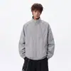 Chaqueta para Hombre Transfronteriza Color Sólido Estilo Primavera y Otoño Cortavientos Ropa Exterior para Exteriores Holgada Moderna Deportiva Casual Versátil Top Holgado
