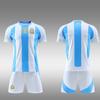 Uniforme de fútbol de la selección nacional argentina 24-25B, ropa para niños, uniforme de entrenamiento para adultos, camiseta de 16 yardas, talla 3XL