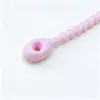 21CM Abraçadeira de Silicone Colorida Chaveiro de Boneca Espesso Abraçadeira de Fio Abraçadeira de Fio Artesanal DIY Enfeite de Agrupamento Acessórios
