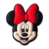[Mickey] Zapatos con agujeros Zapatos de flores Hebilla Accesorios de goma suave de PVC Accesorios para zapatos Hebilla de zapatos con agujeros