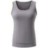 Chaleco térmico de grafeno en oferta para hombres y mujeres, capa base engrosada con forro polar para invierno y otoño, ropa interior, chaleco