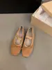 Zapatos planos rojos para mujer, nuevos zapatos de ballet Mary Jane de estilo francés para primavera/otoño 2025