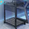 Soporte para host de computadora, estación de trabajo de oficina, base con chasis rodante, estante de almacenamiento móvil para uso doméstico