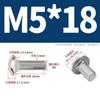 Pernos de Carruaje 304 M6-M12 Acero Inoxidable Cabeza Semiredonda Cuello Cuadrado Pernos Marco de Puente M4M5M8M10 Pernos de Estructura de Acero