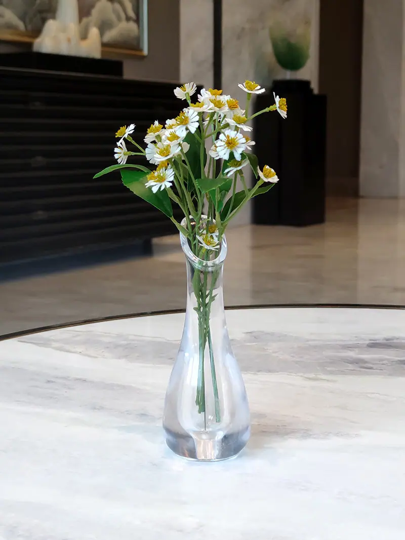 acrylic vase