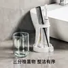 Juego de Vasos para Enjuague Bucal Doméstico Multifuncional a Prueba de Polvo Vaso para Cepillo de Dientes Cilindro para Cepillo de Dientes Soporte para Cepillo de Dientes Eléctrico Almacenamiento de Vasos para Lavar en Encimera