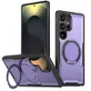 Adecuado para Samsung S25 Edge Funda Magnética para Teléfono, A36 Funda con Soporte Giratorio, S26 Ultra Funda Protectora Anticaídas