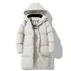 Comercio Exterior AliExpress Invierno Nuevo Exterior Casual Chaqueta de Longitud Media Acolchada de Algodón Coreana Holgada Engrosada Cálida Ropa de Pareja