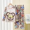 Pijamas para niños del sudeste asiático Conjuntos de ropa para niños Primavera y otoño Pantalones de manga larga Pijamas para bebés niños y niñas Conjuntos de ropa para el hogar