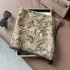 Bufanda Cuadrada Pequeña con Borlas y Estampado de Ponis de Nuevo Estilo, Bufanda de Cuello con Borlas de Moda, Bufanda Delgada para Mujer