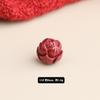 Al por mayor Cinabrio Natural Alto Contenido Arena Dorada Púrpura Semilla de Loto Flor de Loto Cuentas Espaciadoras Accesorios para Joyería DIY