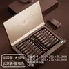 Caja de regalo de bolsa de té de media libra para 30 porciones, universal para té de roca Da Hong Pao, té negro, Jin Jun Mei, caja de embalaje de té vacía de acrílico