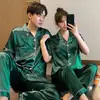 Pijama Transfronterizo para Mujer Primavera y Otoño Nuevo Seda Helada Color Sólido Simple Manga Corta Pantalones Verano Casual Ropa para el Hogar Traje de Dos Piezas