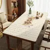 Nova toalha de mesa antiga estilo chinês, tapete para mesa de centro e mesa de jantar de couro estilo chinês, alta qualidade, à prova d'água, resistente a óleo, capa de toalha de mesa lavável