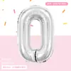 Producto Nuevo 16 pulgadas Versión Americana Globos Digitales Decoración de Escena para Fiesta de Cumpleaños Fabricante de Globos de Papel de Aluminio Venta al por Mayor