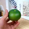 Modelo de Fruta Falsa Simulada Plástico Mango Manzana Pera Piña Limón Plátano Adornos de Brocheta Decoración para Gabinete de Cocina del Hogar Accesorios