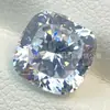 Venta al por mayor del fabricante Cuadrado de 8x8 Color Original Corte a Fuego Circonita Moissanita Piedra Suelta Joyería DIY Joyería de Diamante Suelto Circonita