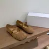 Zapatos Planos Mary Jane Retro Franceses Chuyuji para Mujer 2026 Nuevo Estilo de Hada Versátil Huecos Hebilla de Correa Única Poco Profundos
